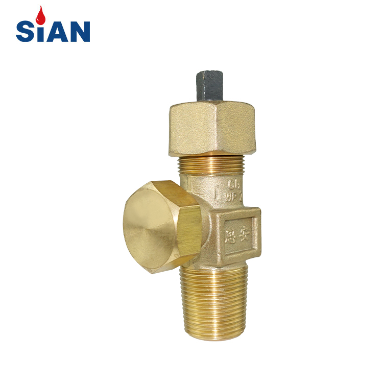 优质 SiAN 品牌中国宁波福华工厂 QF-10 Cl2 气缸针型黄铜阀
